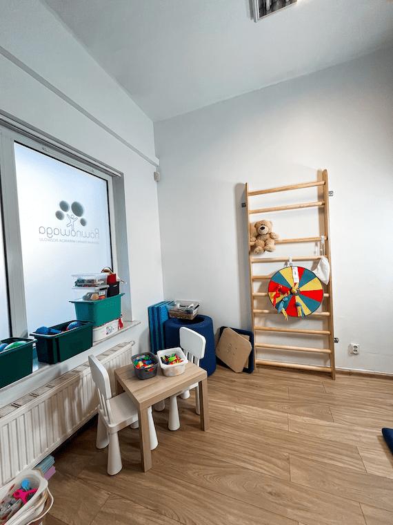 Sala terapii SI – integracja sensoryczna dzieci w Centrum Równowaga Kalisz