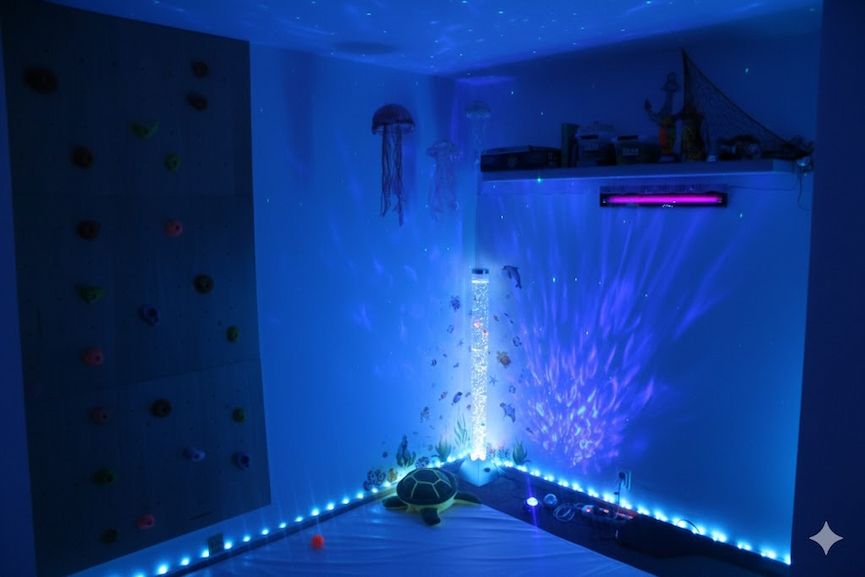 Sala doświadczania świata – terapia sensoryczna w Centrum Równowaga Kalisz